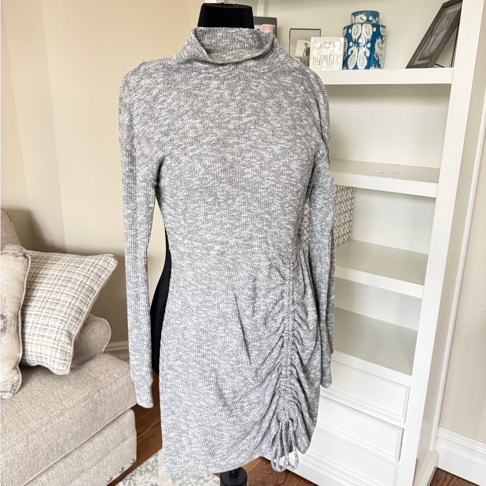 Xhilaration Gray Long Sleeve Dress
